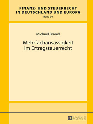 cover image of Mehrfachansässigkeit im Ertragsteuerrecht